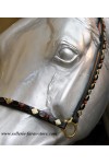 arabian horse showhalter gold beads